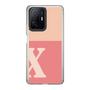 Slim Protection Case［ Original - initial two tone - X pink ］