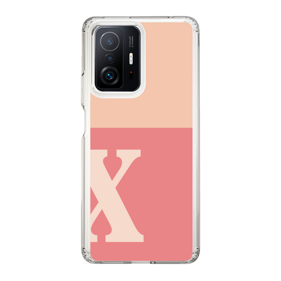 Slim Protection Case［ Original - initial two tone - X pink ］