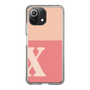 Slim Protection Case［ Original - initial two tone - X pink ］