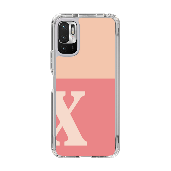 Slim Protection Case［ Original - initial two tone - X pink ］