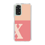 Slim Protection Case［ Original - initial two tone - X pink ］