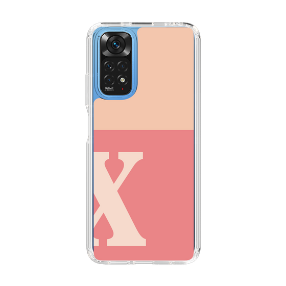 Slim Protection Case［ Original - initial two tone - X pink ］
