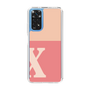 Slim Protection Case［ Original - initial two tone - X pink ］