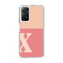 Slim Protection Case［ Original - initial two tone - X pink ］