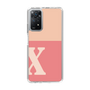 Slim Protection Case［ Original - initial two tone - X pink ］