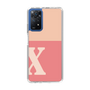 Slim Protection Case［ Original - initial two tone - X pink ］