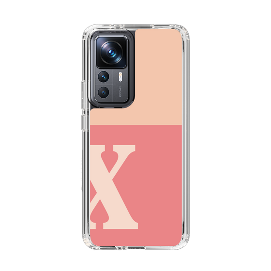 Slim Protection Case［ Original - initial two tone - X pink ］