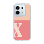 Slim Protection Case［ Original - initial two tone - X pink ］