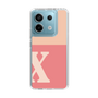 Slim Protection Case［ Original - initial two tone - X pink ］