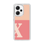 Slim Protection Case［ Original - initial two tone - X pink ］