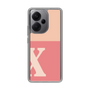 Slim Protection Case［ Original - initial two tone - X pink ］
