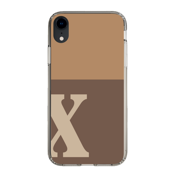 Slim Protection Case［ Original - initial two tone - X brown ］