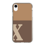 Slim Protection Case［ Original - initial two tone - X brown ］