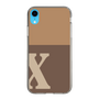 Slim Protection Case［ Original - initial two tone - X brown ］