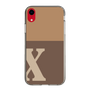Slim Protection Case［ Original - initial two tone - X brown ］
