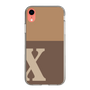 Slim Protection Case［ Original - initial two tone - X brown ］
