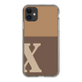Slim Protection Case［ Original - initial two tone - X brown ］
