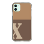 Slim Protection Case［ Original - initial two tone - X brown ］