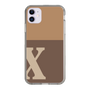 Slim Protection Case［ Original - initial two tone - X brown ］