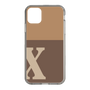 Slim Protection Case［ Original - initial two tone - X brown ］