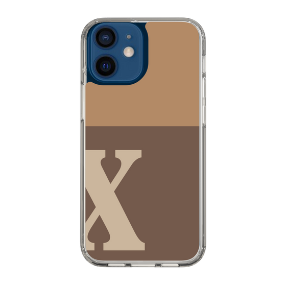 Slim Protection Case［ Original - initial two tone - X brown ］