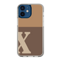 Slim Protection Case［ Original - initial two tone - X brown ］