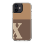 Slim Protection Case［ Original - initial two tone - X brown ］