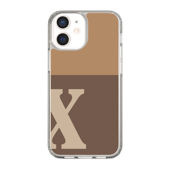 Slim Protection Case［ Original - initial two tone - X brown ］