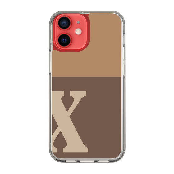 Slim Protection Case［ Original - initial two tone - X brown ］