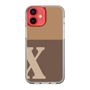 Slim Protection Case［ Original - initial two tone - X brown ］