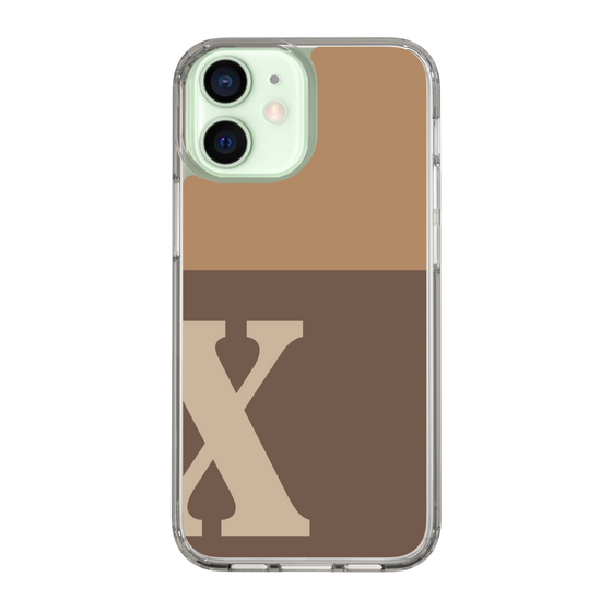 Slim Protection Case［ Original - initial two tone - X brown ］