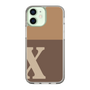 Slim Protection Case［ Original - initial two tone - X brown ］