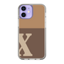 Slim Protection Case［ Original - initial two tone - X brown ］