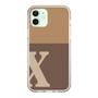 Slim Protection Case［ Original - initial two tone - X brown ］