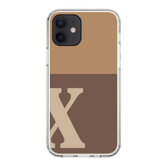 Slim Protection Case［ Original - initial two tone - X brown ］