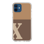 Slim Protection Case［ Original - initial two tone - X brown ］