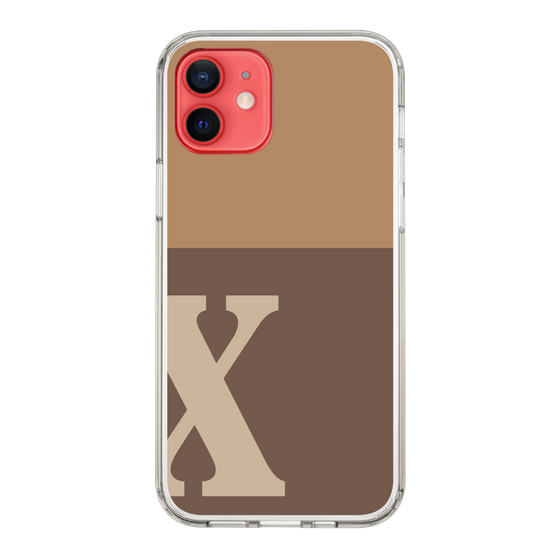 Slim Protection Case［ Original - initial two tone - X brown ］