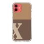 Slim Protection Case［ Original - initial two tone - X brown ］