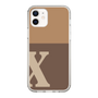 Slim Protection Case［ Original - initial two tone - X brown ］