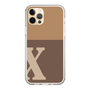 Slim Protection Case［ Original - initial two tone - X brown ］