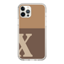 Slim Protection Case［ Original - initial two tone - X brown ］