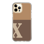 Slim Protection Case［ Original - initial two tone - X brown ］
