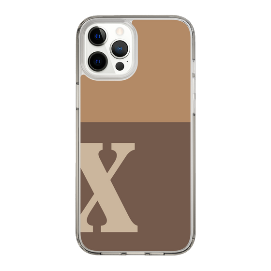 Slim Protection Case［ Original - initial two tone - X brown ］