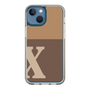 Slim Protection Case［ Original - initial two tone - X brown ］
