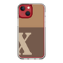 Slim Protection Case［ Original - initial two tone - X brown ］
