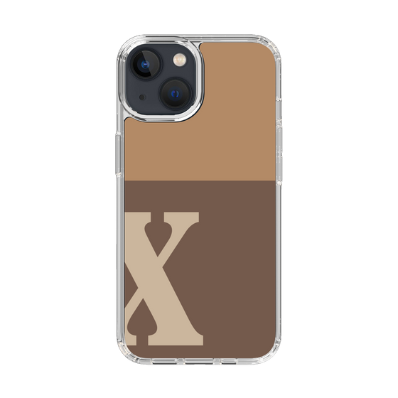 Slim Protection Case［ Original - initial two tone - X brown ］