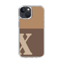 Slim Protection Case［ Original - initial two tone - X brown ］