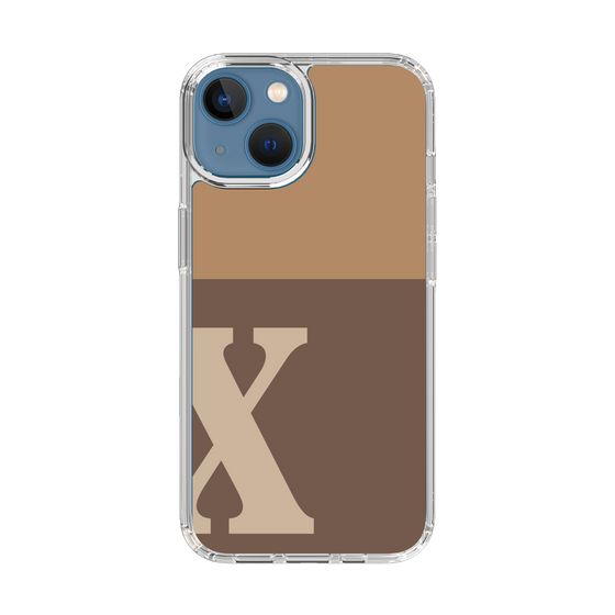 Slim Protection Case［ Original - initial two tone - X brown ］