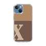 Slim Protection Case［ Original - initial two tone - X brown ］