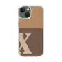 Slim Protection Case［ Original - initial two tone - X brown ］